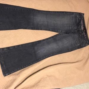 Dark denim jeans